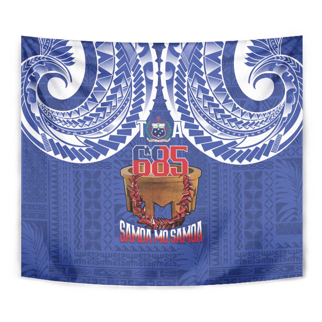 Toa Samoa Rugby Tapestry 685 Pride Tanoa Ula Fala - Polynesian Pride