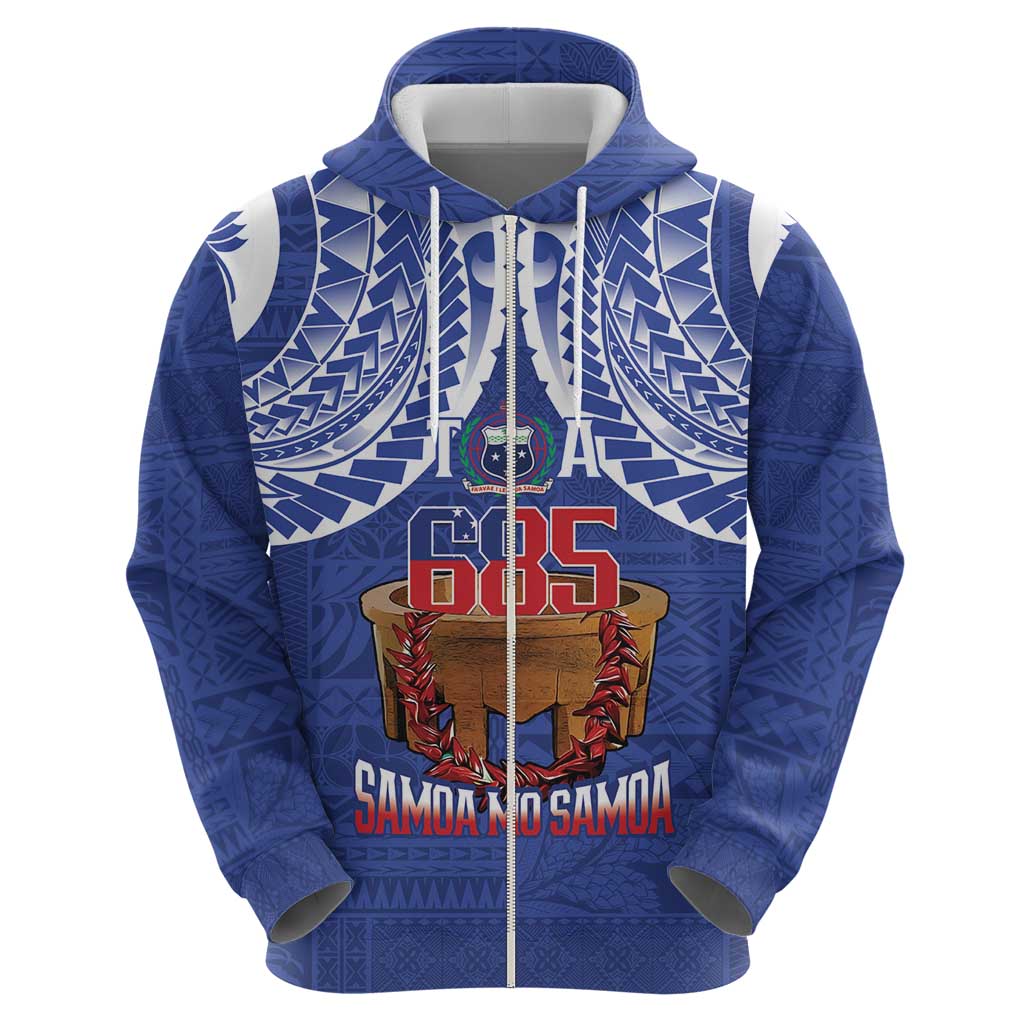 Toa Samoa Rugby Zip Hoodie 685 Pride Tanoa Ula Fala - Polynesian Pride