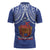 Toa Samoa Rugby Zipper Polo Shirt 685 Pride Tanoa Ula Fala - Polynesian Pride
