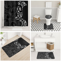 White Ribbon Day New Zealand Bathroom Set Aotearoa Maori Pattern LT14 - Polynesian Pride