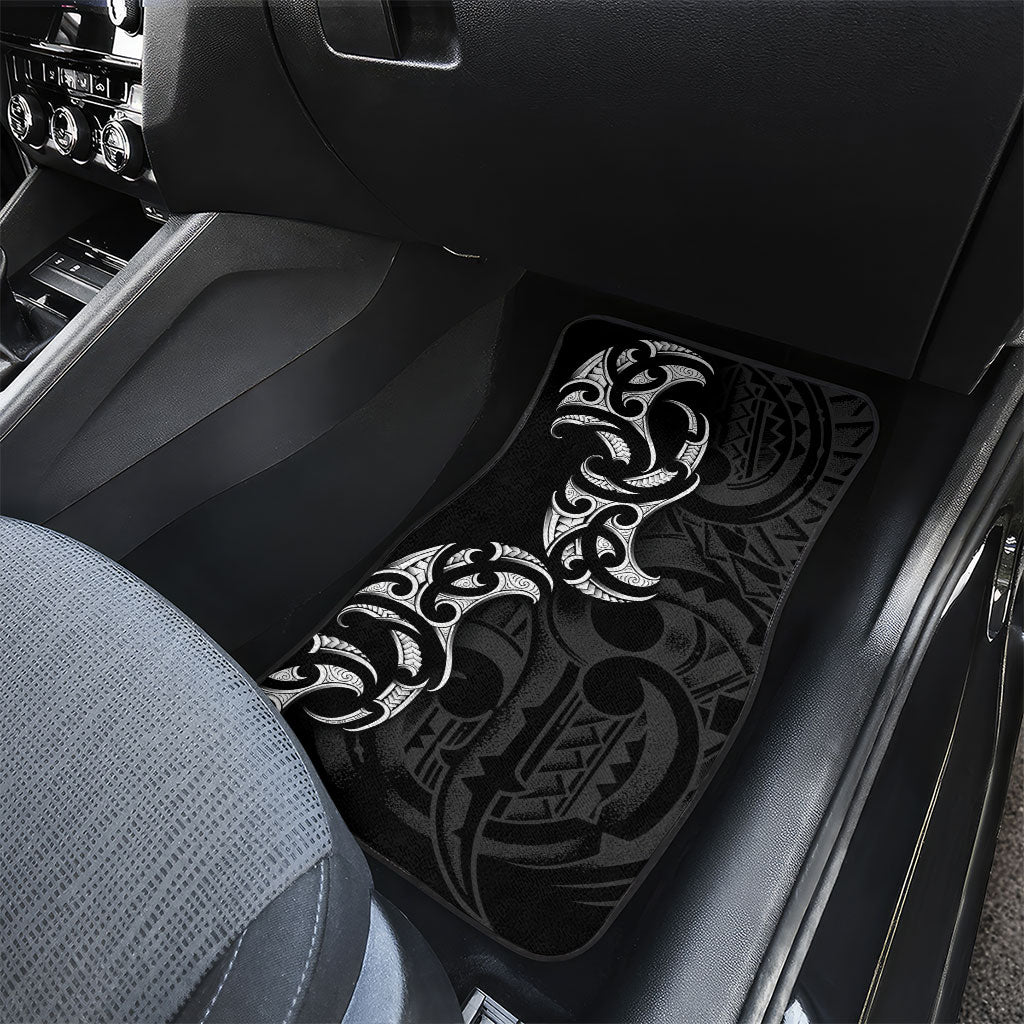White Ribbon Day New Zealand Car Mats Aotearoa Maori Pattern LT14 - Polynesian Pride