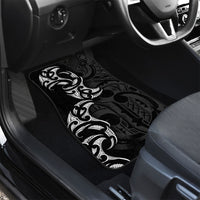 White Ribbon Day New Zealand Car Mats Aotearoa Maori Pattern LT14 - Polynesian Pride