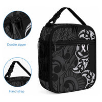 White Ribbon Day New Zealand Lunch Bag Aotearoa Maori Pattern LT14 - Polynesian Pride