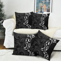 White Ribbon Day New Zealand Pillow Cover Aotearoa Maori Pattern LT14 - Polynesian Pride