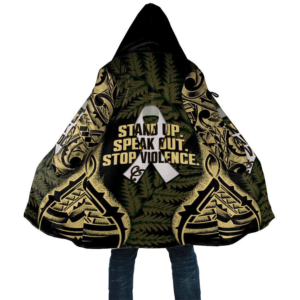 White Ribbon Day New Zealand Cloak Respect Women Maori Pattern Yellow LT14 Unisex Yellow - Polynesian Pride