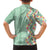 Menthol Green Aloha Hawaii Tiki Hawaiian Shirt Tropical Plumeria - Seamless Style