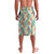 Menthol Green Aloha Hawaii Tiki Lavalava Tropical Plumeria - Seamless Style