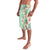 Menthol Green Aloha Hawaii Tiki Lavalava Tropical Plumeria - Seamless Style