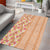 Orange Chiffon Aloha Hawaii Tiki Area Rug Tropical Plumeria - Seamless Style