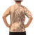Orange Chiffon Aloha Hawaii Tiki Family Matching Mermaid Dress and Hawaiian Shirt Tropical Plumeria - Seamless Style
