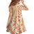 Orange Chiffon Aloha Hawaii Tiki Family Matching Puletasi and Hawaiian Shirt Tropical Plumeria - Seamless Style
