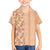 Orange Chiffon Aloha Hawaii Tiki Family Matching Short Sleeve Bodycon Dress and Hawaiian Shirt Tropical Plumeria - Seamless Style
