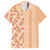 Orange Chiffon Aloha Hawaii Tiki Family Matching Tank Maxi Dress and Hawaiian Shirt Tropical Plumeria - Seamless Style