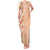 Orange Chiffon Aloha Hawaii Tiki Family Matching Tank Maxi Dress and Hawaiian Shirt Tropical Plumeria - Seamless Style