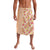 Orange Chiffon Aloha Hawaii Tiki Lavalava Tropical Plumeria - Seamless Style