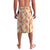 Orange Chiffon Aloha Hawaii Tiki Lavalava Tropical Plumeria - Seamless Style