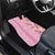 Pastel Magenta Aloha Hawaii Tiki Car Mats Tropical Plumeria - Seamless Style