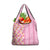 Pastel Magenta Aloha Hawaii Tiki Grocery Bag Tropical Plumeria - Seamless Style