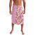 Pastel Magenta Aloha Hawaii Tiki Lavalava Tropical Plumeria - Seamless Style