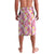 Pastel Magenta Aloha Hawaii Tiki Lavalava Tropical Plumeria - Seamless Style