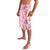 Pastel Magenta Aloha Hawaii Tiki Lavalava Tropical Plumeria - Seamless Style