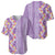 Lush Lilac Aloha Hawaii Tiki Baseball Jersey Tropical Plumeria - Seamless Style