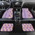 Lush Lilac Aloha Hawaii Tiki Car Mats Tropical Plumeria - Seamless Style