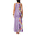 Lush Lilac Aloha Hawaii Tiki Family Matching Tank Maxi Dress and Hawaiian Shirt Tropical Plumeria - Seamless Style