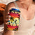 Tropical Islands Sunset Hawaii 4 in 1 Can Cooler Tumbler Go Surfing With Hula Girl - Summer Vibes