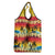 Tropical Islands Sunset Hawaii Grocery Bag Go Surfing With Hula Girl - Summer Vibes