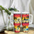 Tropical Islands Sunset Hawaii Tumbler With Handle Go Surfing With Hula Girl - Summer Vibes