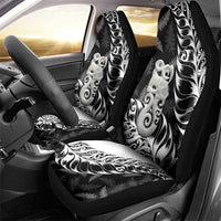 Aotearoa Manaia NZ Maori Silver Fern Car Seat Cover