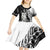 Aotearoa Manaia NZ Maori Silver Fern Kid Short Sleeve Dress