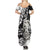 Aotearoa Manaia NZ Maori Silver Fern Summer Maxi Dress