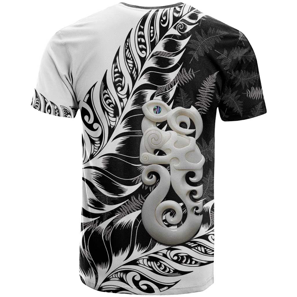 Aotearoa Manaia NZ Maori Silver Fern T Shirt