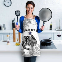 Custom New Zealand Kiwi Football Apron Aotearoa Silver Fern - Polynesian Pride