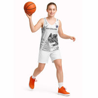 Custom New Zealand Kiwi Football Basketball Jersey Aotearoa Silver Fern - Polynesian Pride