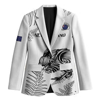 Custom New Zealand Kiwi Football Blazer Aotearoa Silver Fern - Polynesian Pride