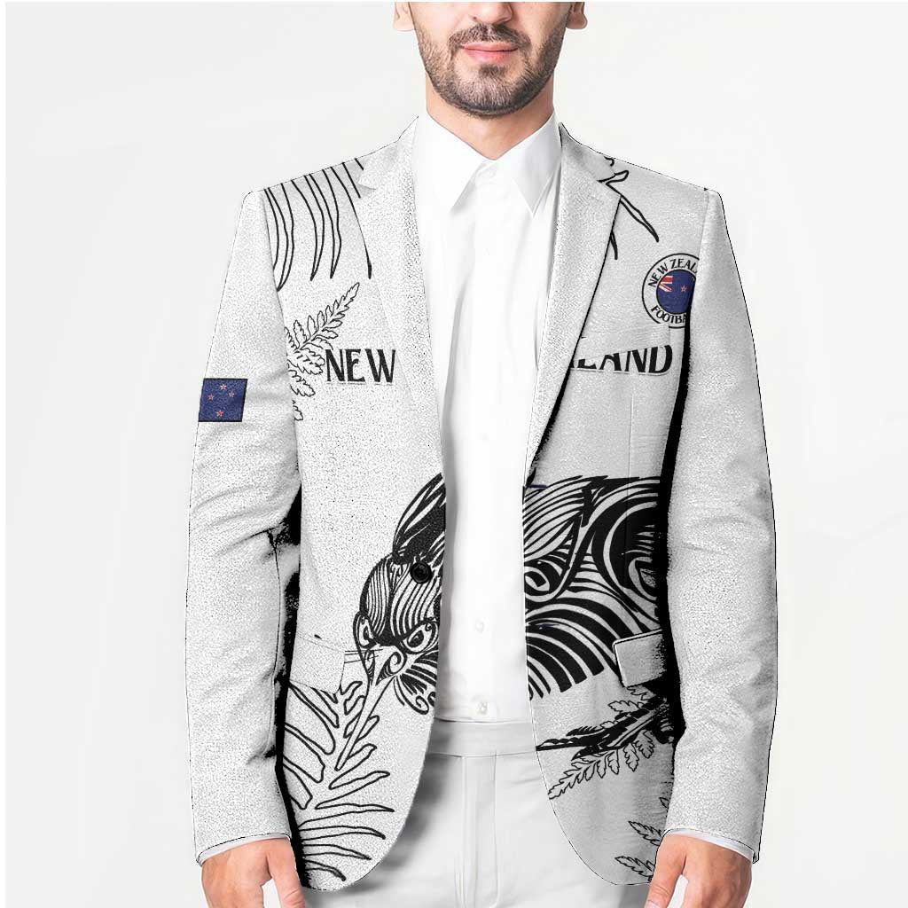 Custom New Zealand Kiwi Football Blazer Aotearoa Silver Fern - Polynesian Pride