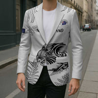Custom New Zealand Kiwi Football Blazer Aotearoa Silver Fern - Polynesian Pride