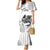 Custom New Zealand Kiwi Football Family Matching Mermaid Dress and Hawaiian Shirt Aotearoa Silver Fern
