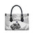 Custom New Zealand Kiwi Football Leather Bag Aotearoa Silver Fern - Polynesian Pride