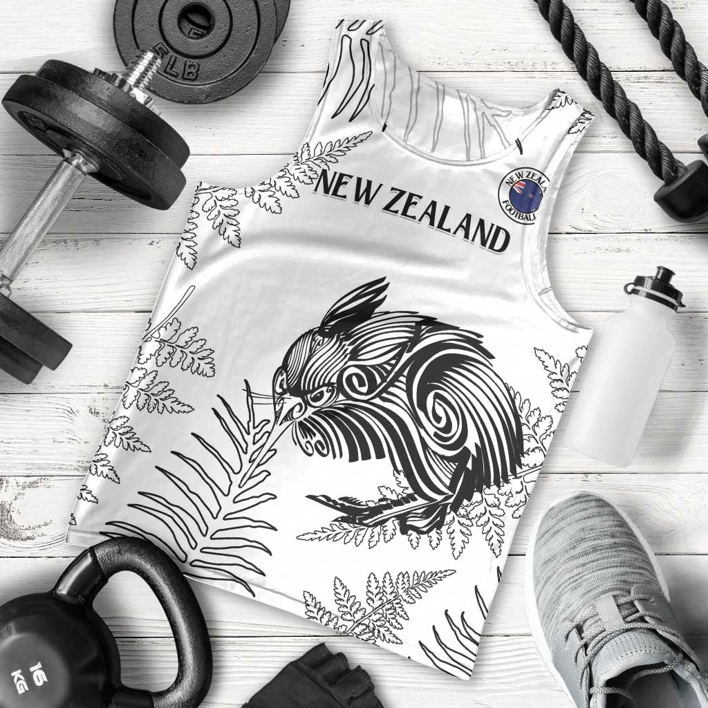 Custom New Zealand Kiwi Football Men Tank Top Aotearoa Silver Fern