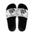 Custom New Zealand Kiwi Football Slide Sandals Aotearoa Silver Fern - Polynesian Pride