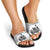 Custom New Zealand Kiwi Football Slide Sandals Aotearoa Silver Fern - Polynesian Pride