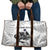 Custom New Zealand Kiwi Football Travel Bag Aotearoa Silver Fern - Polynesian Pride