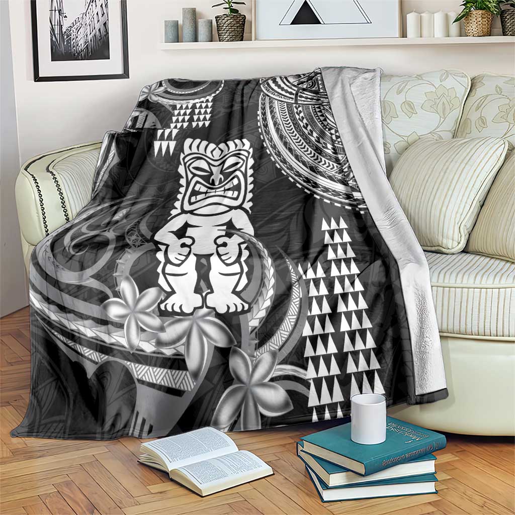 Hawaii Ku God Blanket Kakau Mix Polynesian Tattoo