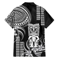 Hawaii Ku God Family Matching Puletasi and Hawaiian Shirt Kakau Mix Polynesian Tattoo