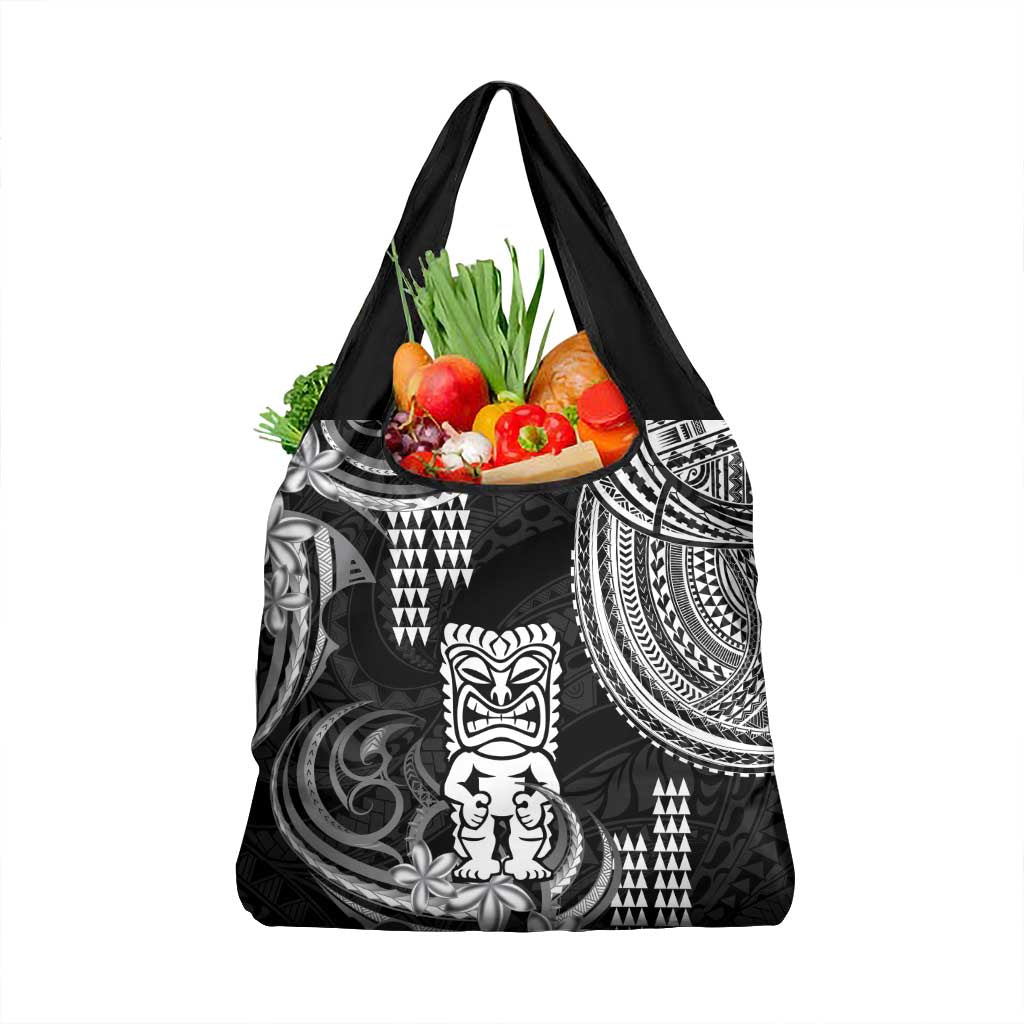 Hawaii Ku God Grocery Bag Kakau Mix Polynesian Tattoo