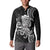 Black Hawaii Kanaloa God Button Sweatshirt Hawaiian Octopus